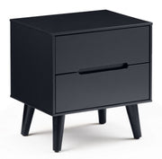 Alicia 2 Drawer Bedside - Anthracite