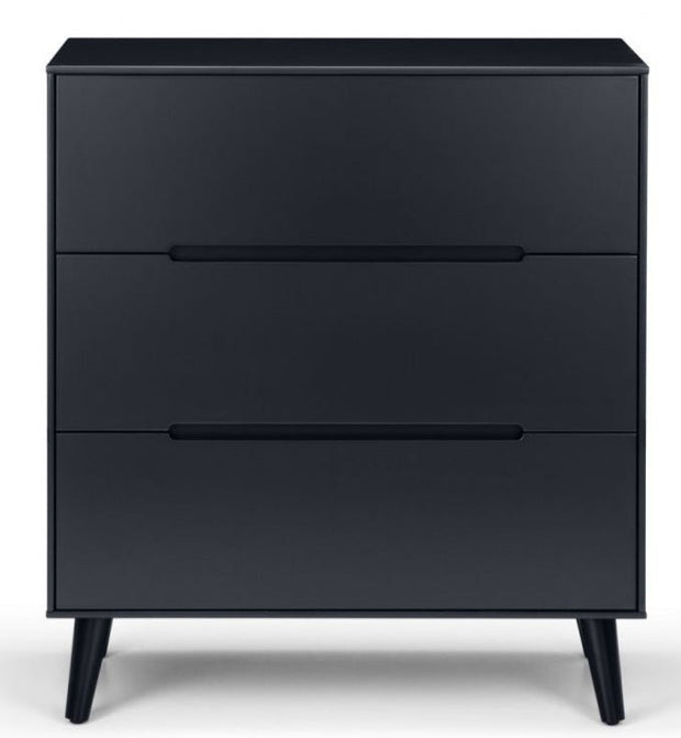 Alicia 3 Drawer Chest - Anthracite