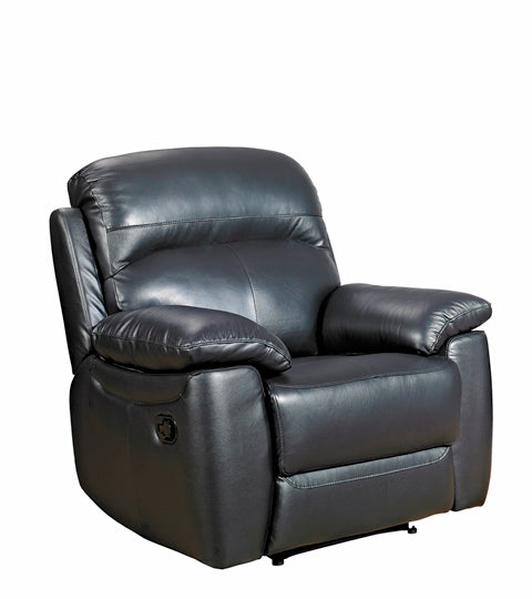 Genuine leather deals recliner chair