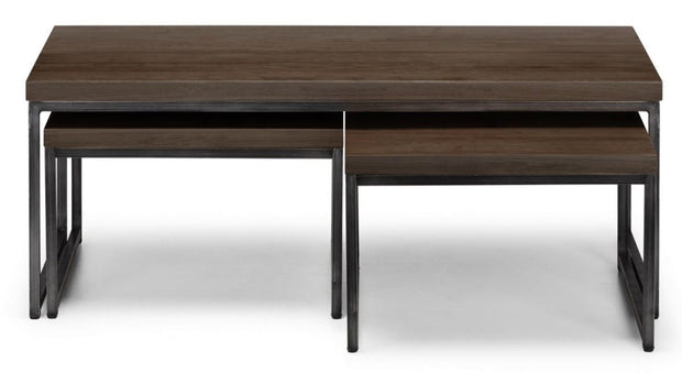 Brooklyn Nesting Coffee Tables - Dark Oak