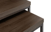 Brooklyn Nesting Coffee Tables - Dark Oak