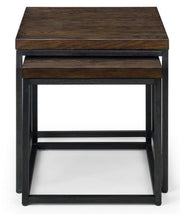 Brooklyn Nesting Lamp Tables - Dark Oak