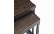 Brooklyn Nesting Lamp Tables - Dark Oak