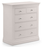 Clermont 3+2 Drawer Chest - Light Grey