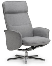 Aria Swivel Recliner & Stool