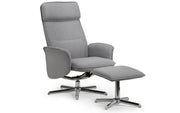 Aria Swivel Recliner & Stool