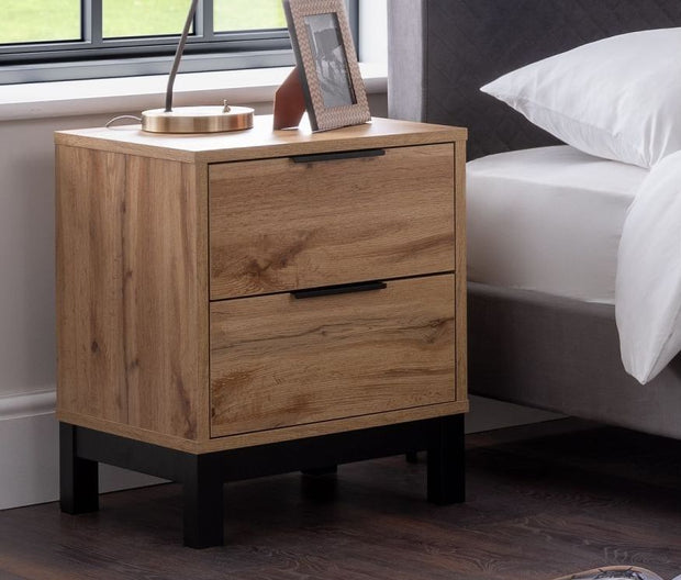 Bali 2 Drawer Bedside Table