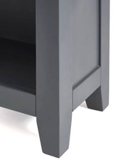 Bordeaux Tall Bookcase - Dark Grey