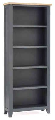 Bordeaux Tall Bookcase - Dark Grey